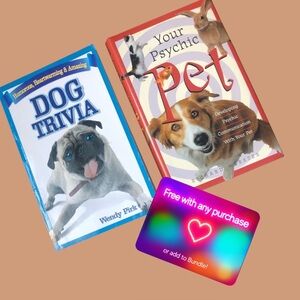 🆓 ADD ON: 2 Pet Books: DOG TRIVIA/YOUR PSYCHIC PET